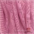 Polyester Spandex Crochet en dentelle textile teint